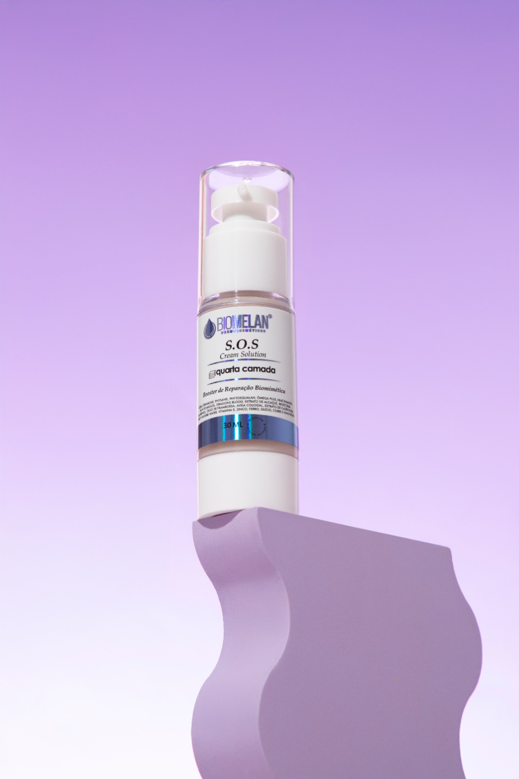 Sérum SOS Biomelan, embalagem original de 30 ml